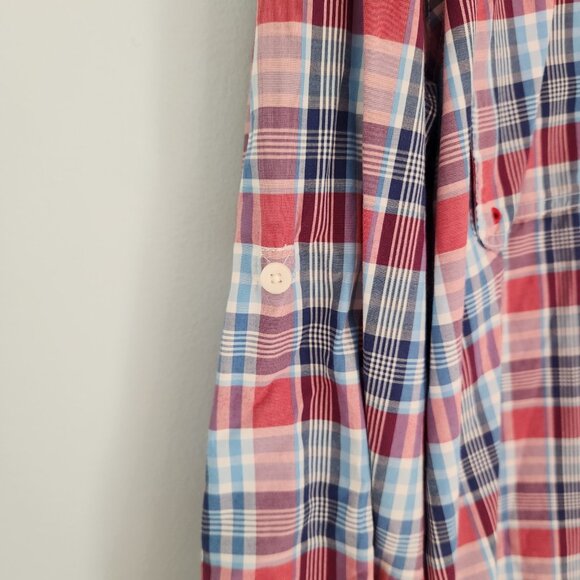 Izod Saltwater Shirt Fishing Button Down Vented Roll Tab Sleeves Mens 2XL - Picture 8 of 16